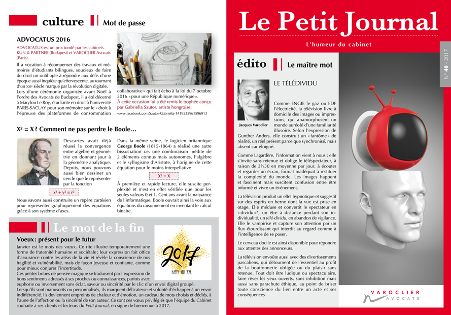 Le Petit Journal N°40